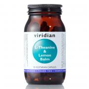 VIRIDIAN L-Theanine and Lemon Balm 90 kapslí